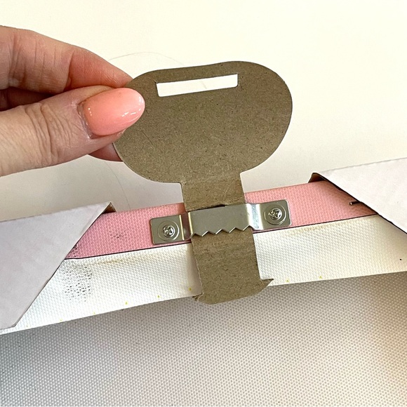 DESIGN DISTRICT STUDIO Wall Art Print Teacups Chanel 10x20 Pink Glitter Canvas - Picture 8 of 8